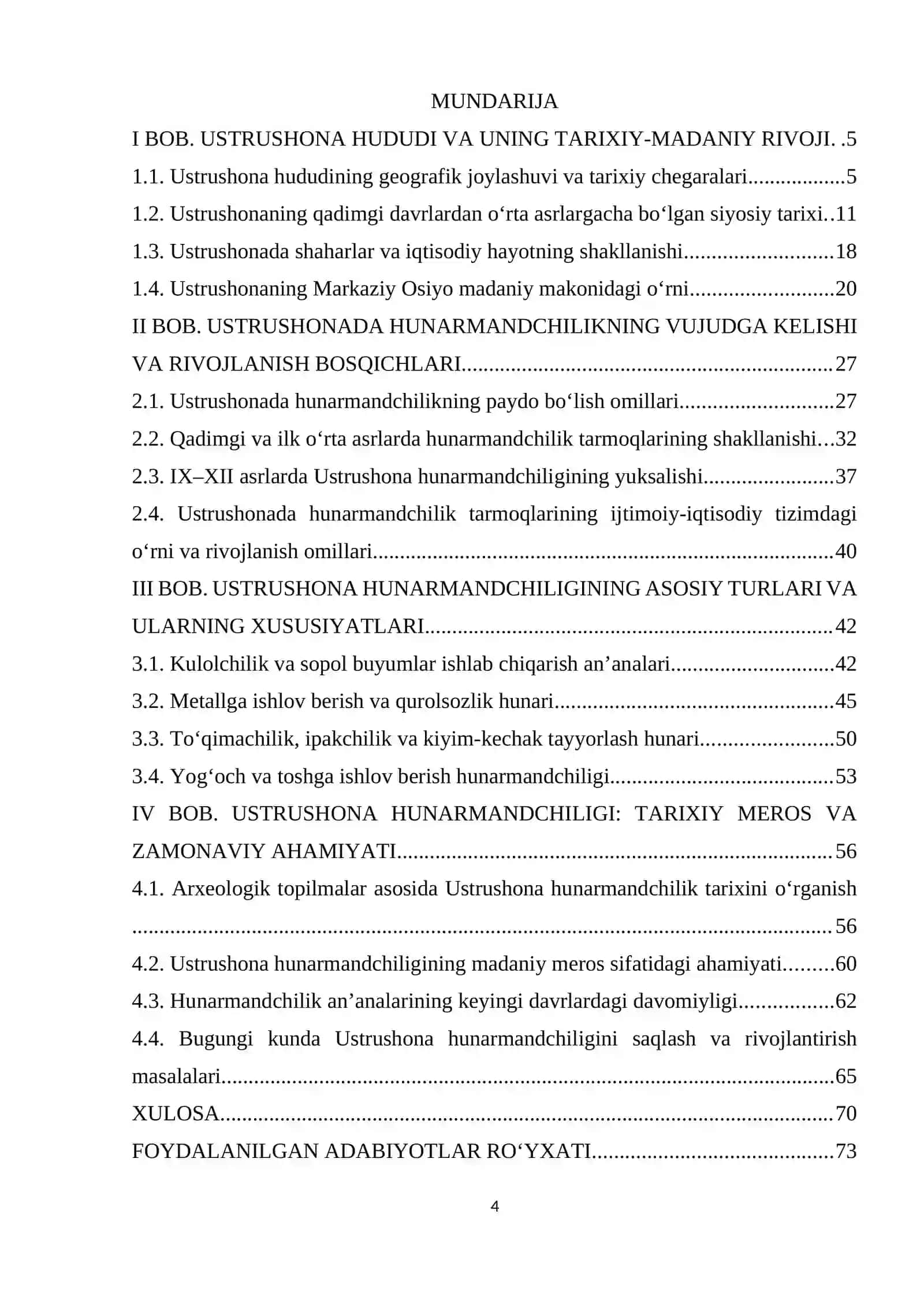 USTRUSHONA HUNARMANDCHILIGII TARIXI 4