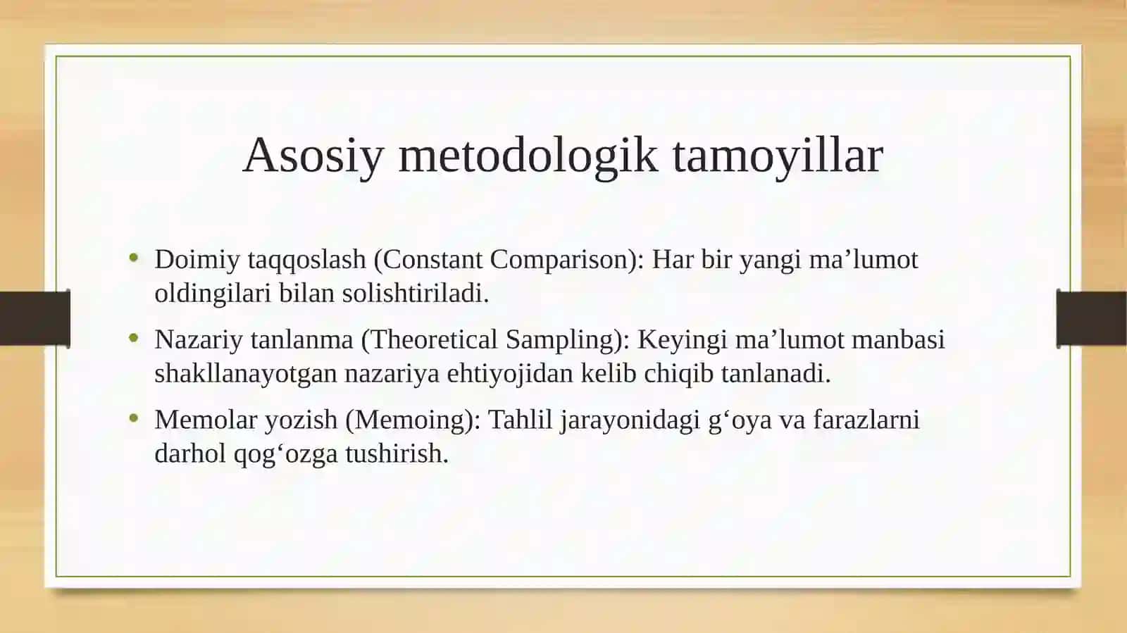 Grounded Theory:Tadqiqotmantig‘ivabosqichlari 4