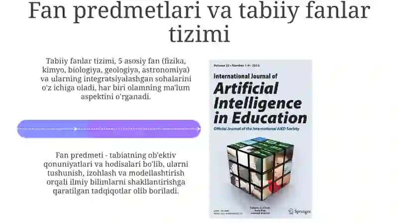 Tabiiy fanlar nazariyasi va metodikasining predmeti, maqsad va vazifalari 4