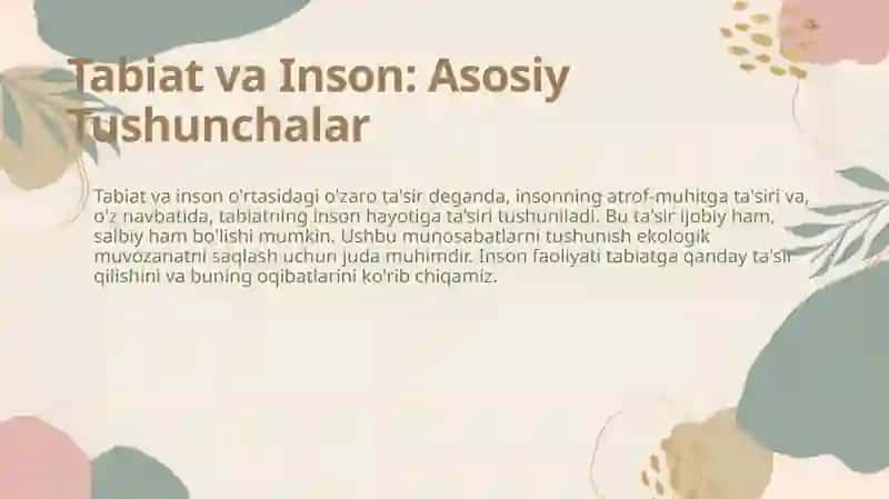 Tabiat va inson 4