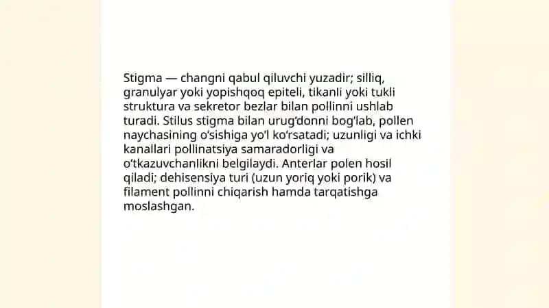 Changlanish biologiyasi va qo'sh uruglanish jarayoni sxema bosqichma bosqich izohli taqdimot 4