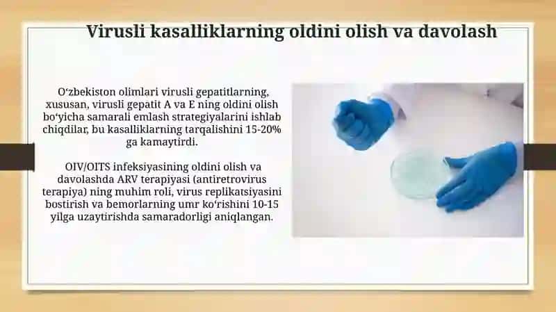 Parazitologiya bo'yicha tadqiqotlar 4