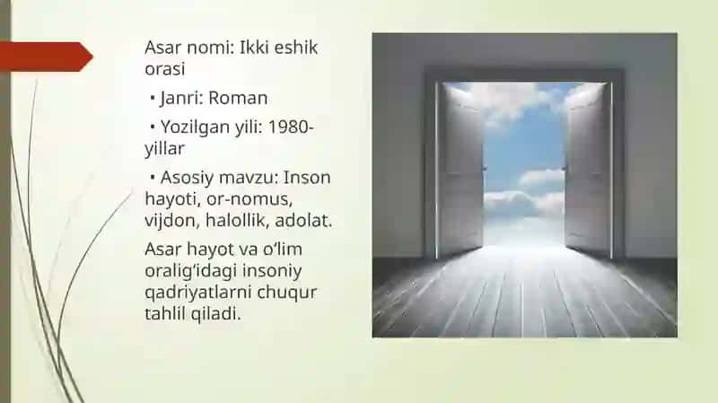 Ikki eshik orasi 4