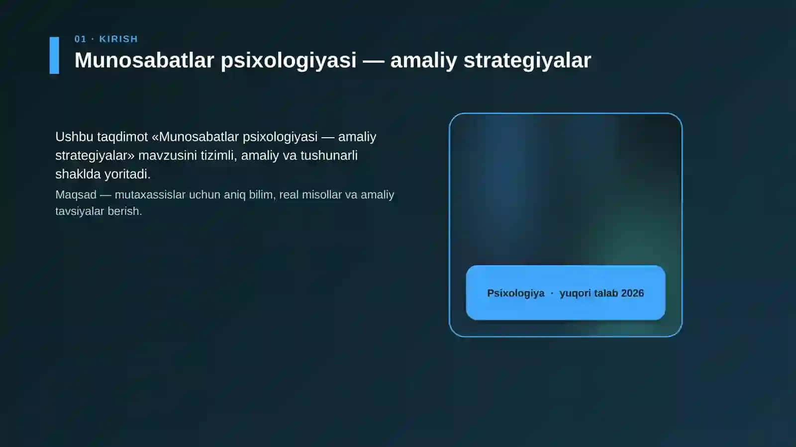 Munosabatlar psixologiyasi — amaliy strategiyalar 4