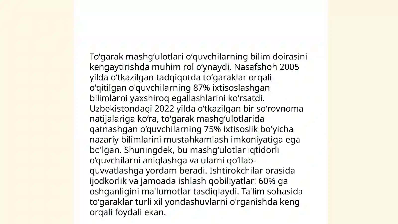 Toʻgarak rejasi va mashgʻulot ishlanmasini tuzish mavzusida 15 bet taqdimot 4