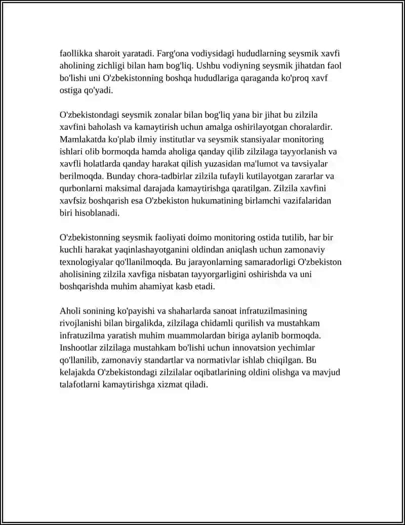 O'ZBEKISTONDAGI ZILZILALAR 4