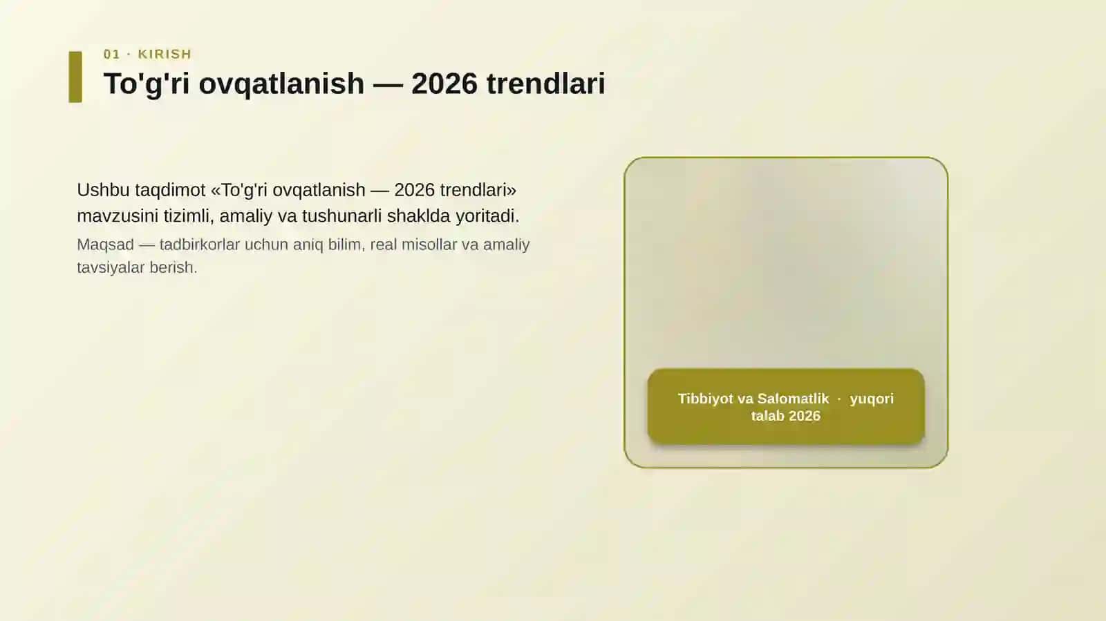 To'g'ri ovqatlanish — 2026 trendlari 4