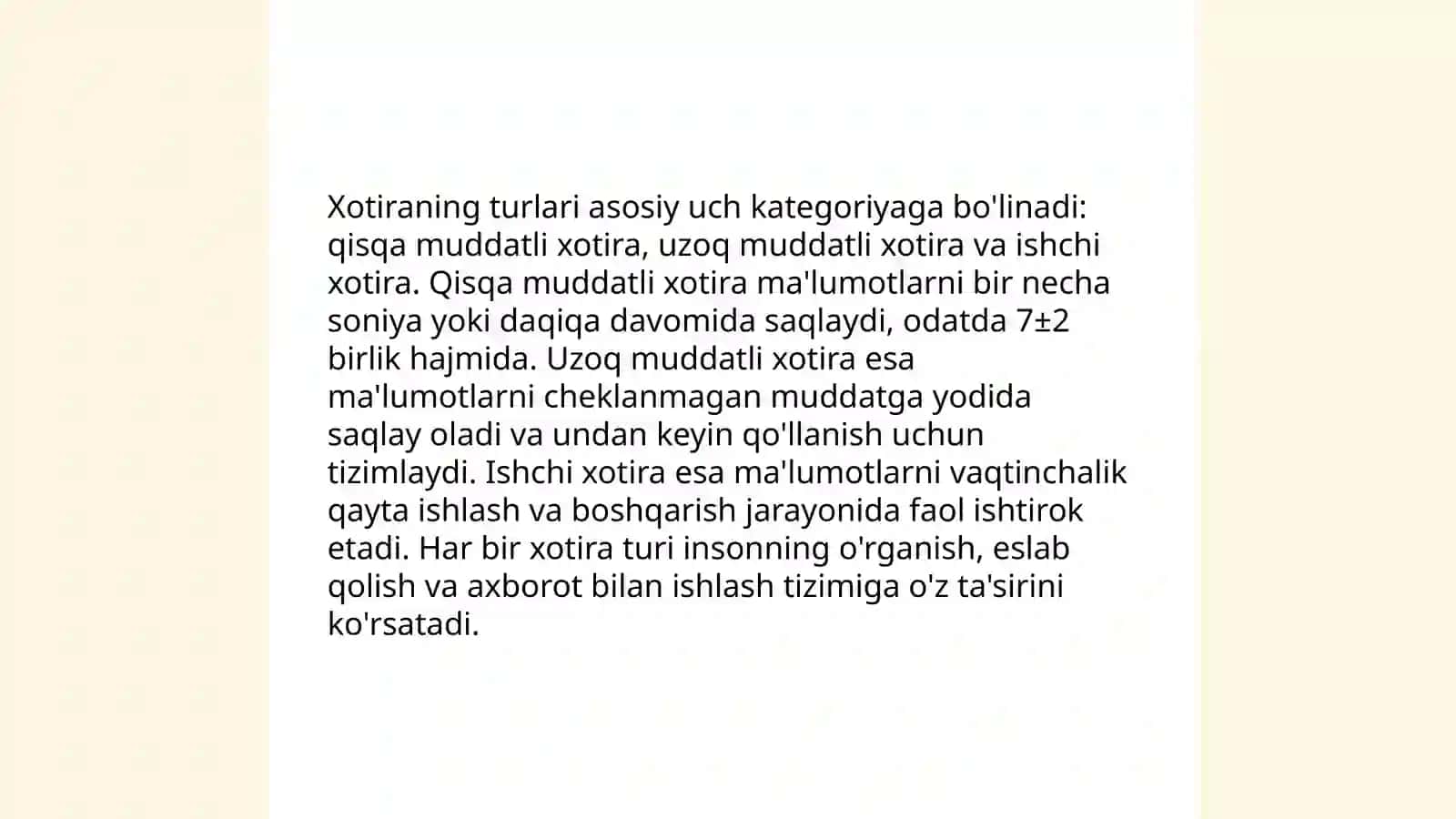 Xotira haqida 4