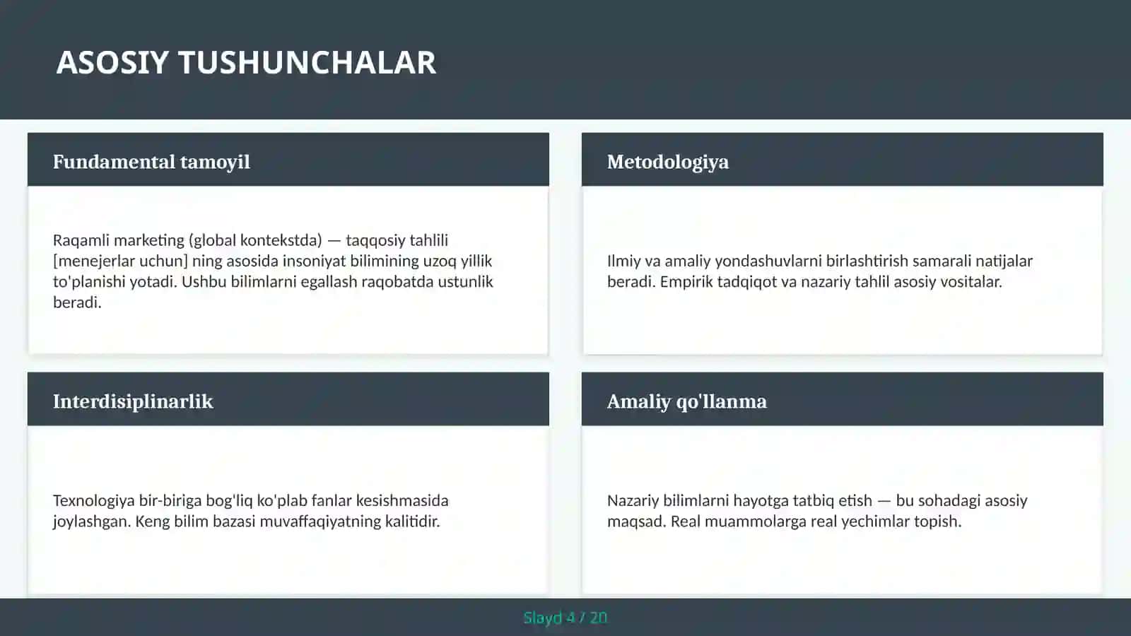 Raqamli marketing (global kontekstda) — taqqosiy tahlili [menejerlar uchun] 4