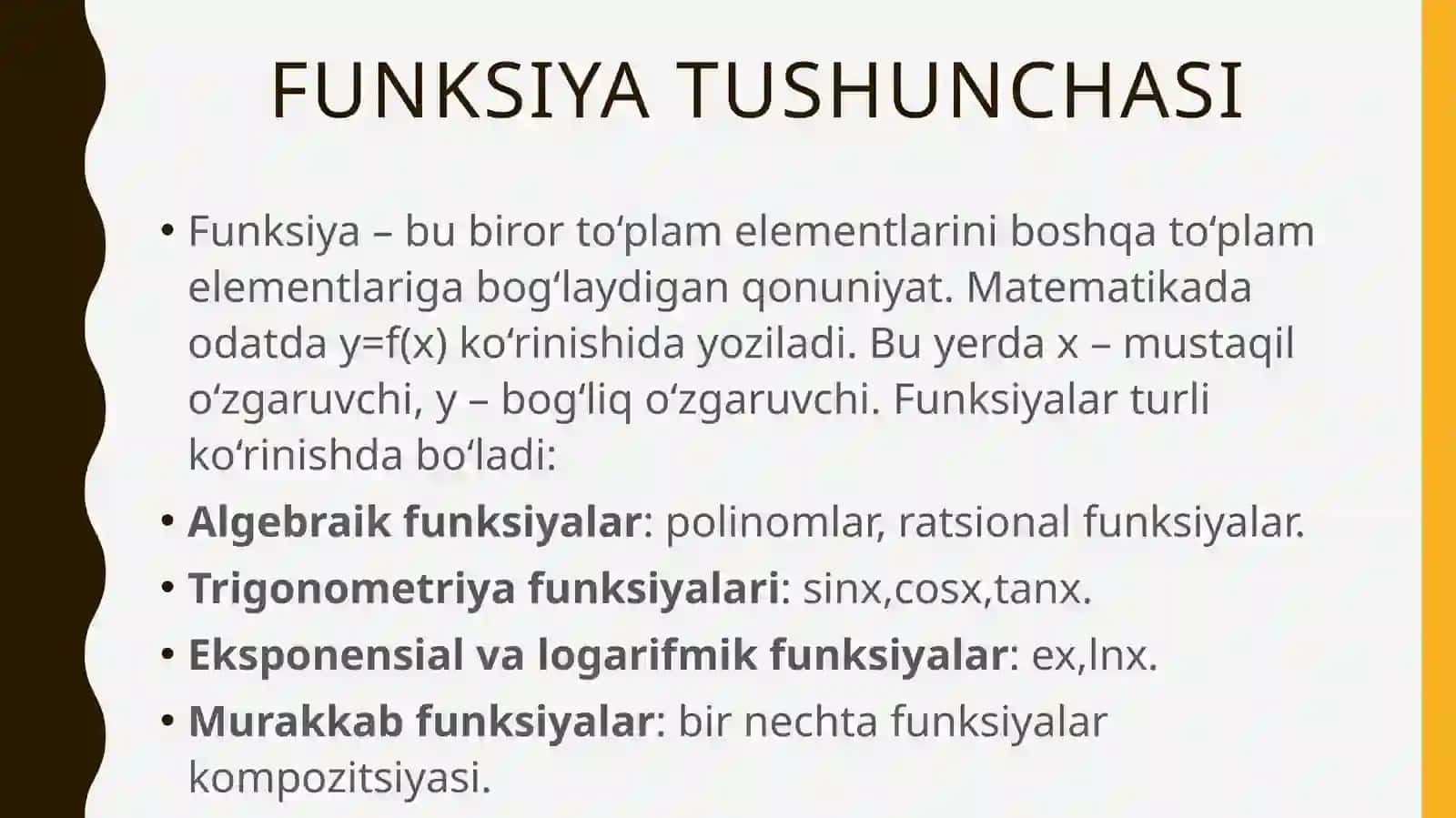 Funksiyani tekshirish va grafigini chizish 4