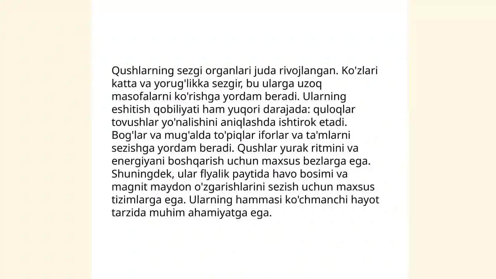 Qushlaming biologivasi, kelib chiqishi va evolyutsiyasi 4
