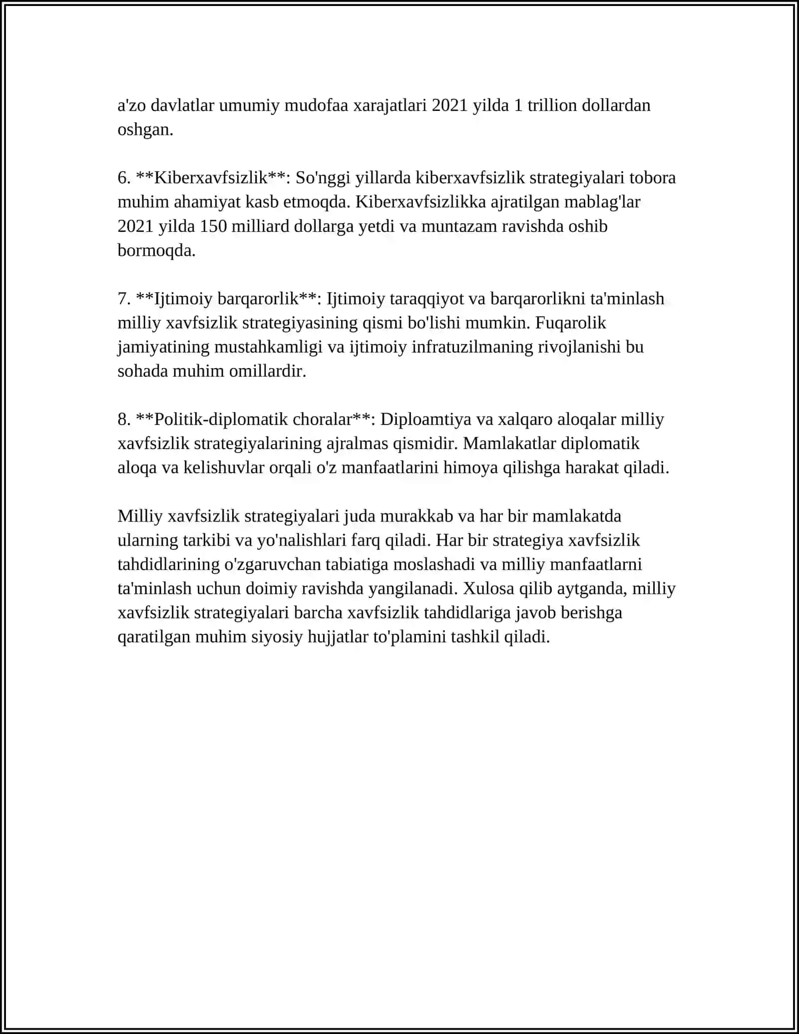 VATAN XAVSIZLIGINING MUSTAHKAMLANISHI 4