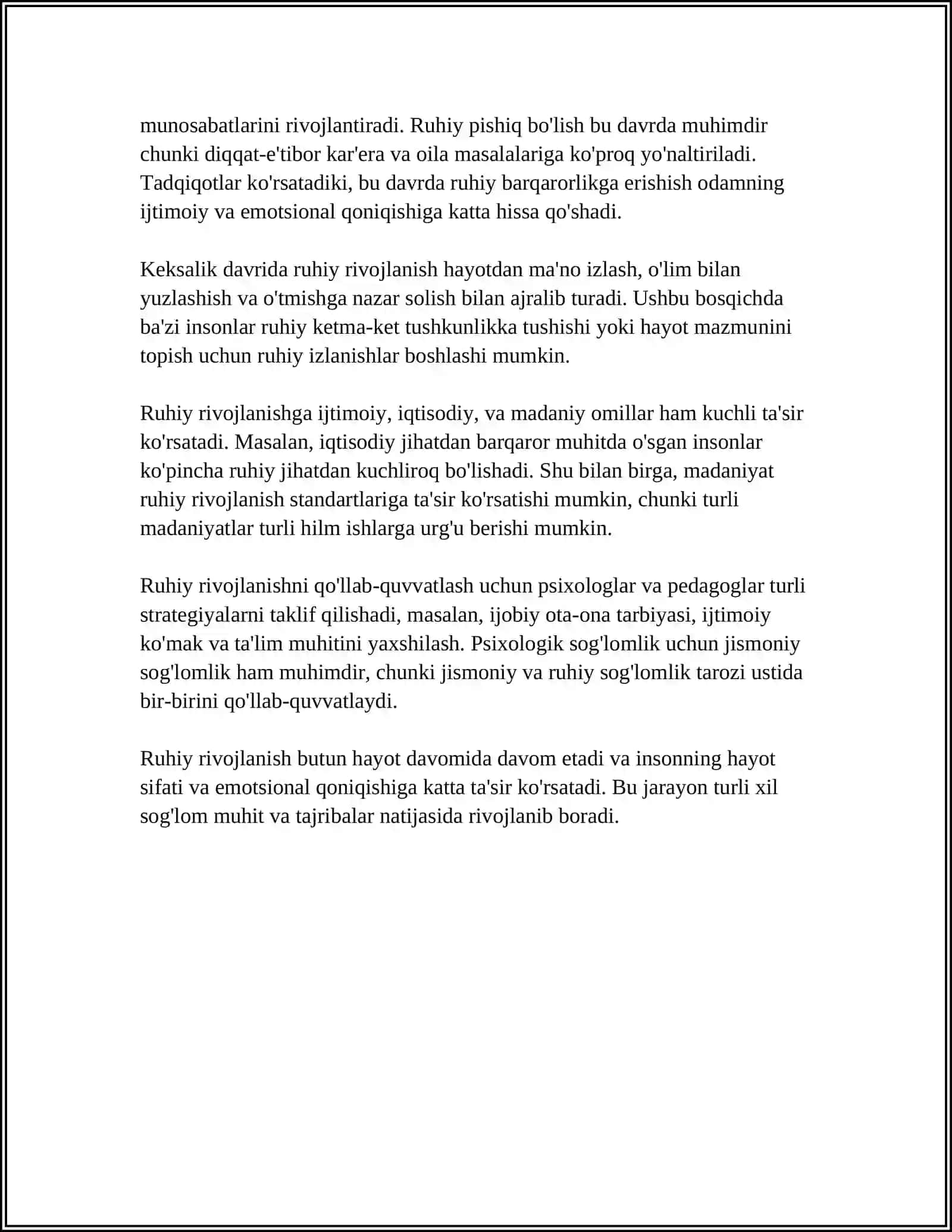 RUHIY RIVOJLANISHI SUSTLASHGN BOLALAR 4