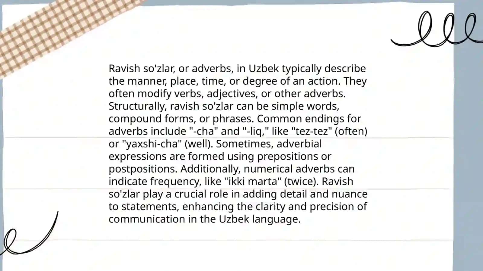 Ravish so'zlari 4