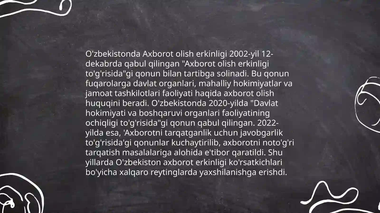 O'zbekistonda ommaviy axborot vositalarining rivojlanish tarixi 4
