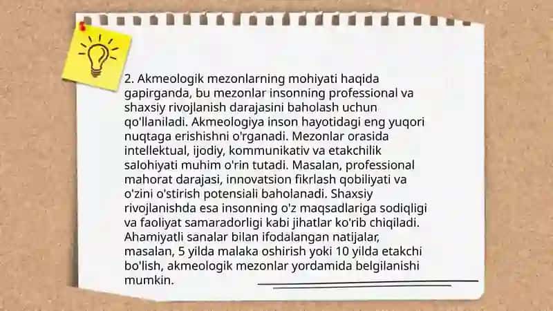 Akmeologik mezonlar va guruhning akme chòqqisiga erishish kòrsatkichlari 4