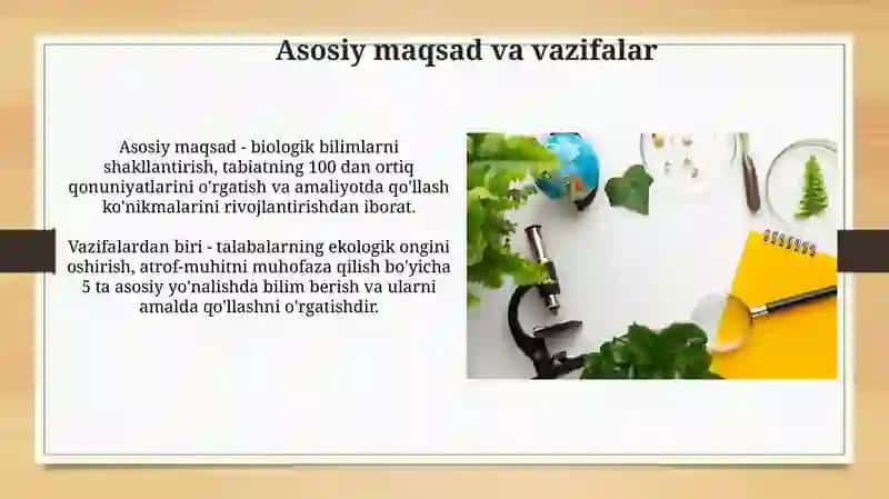 Biologik taʼlimning oʻziga xosliklari 4