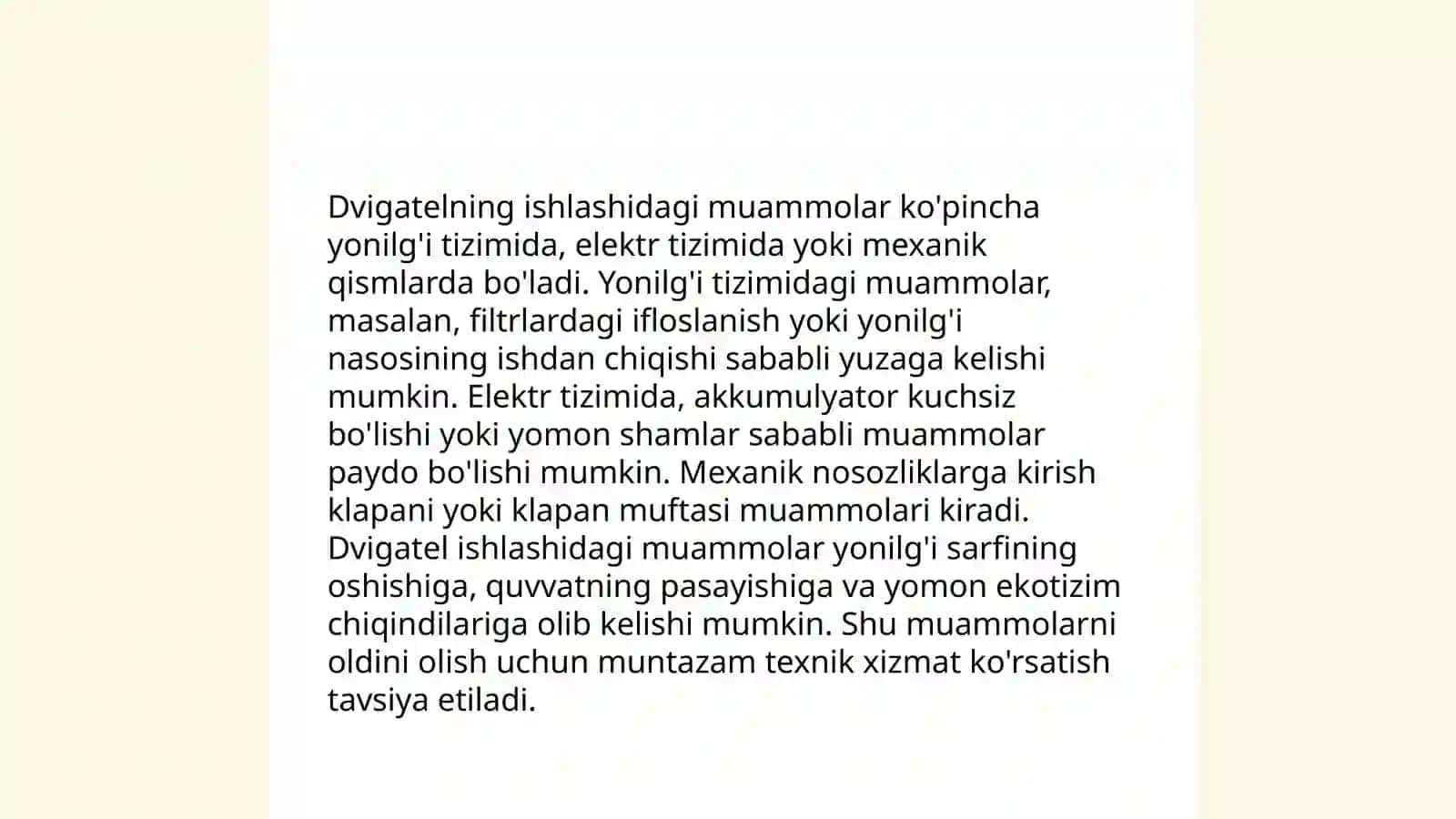 Foydalanish jarayonida mashina va jihozlarda paydo boʻladigan texnik nosozliklar 4