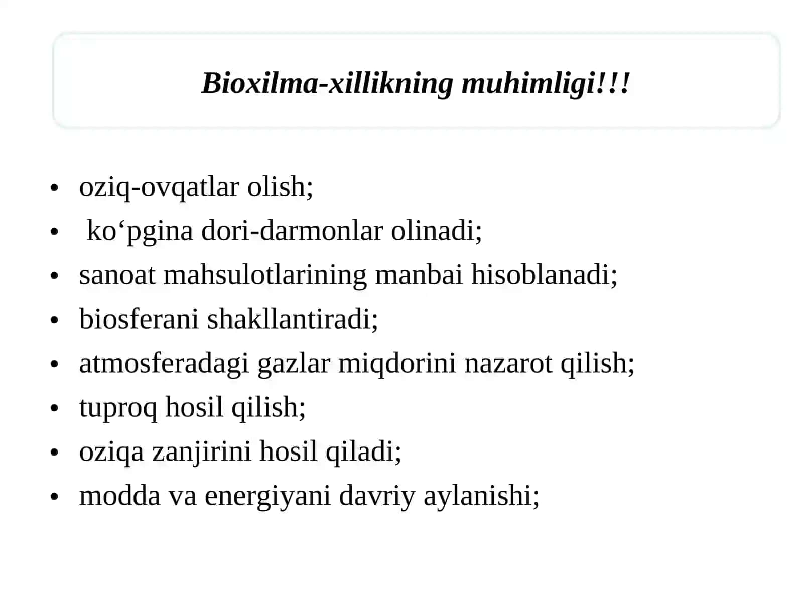 Biologik xilma-xillikni muhofaza qilish 4