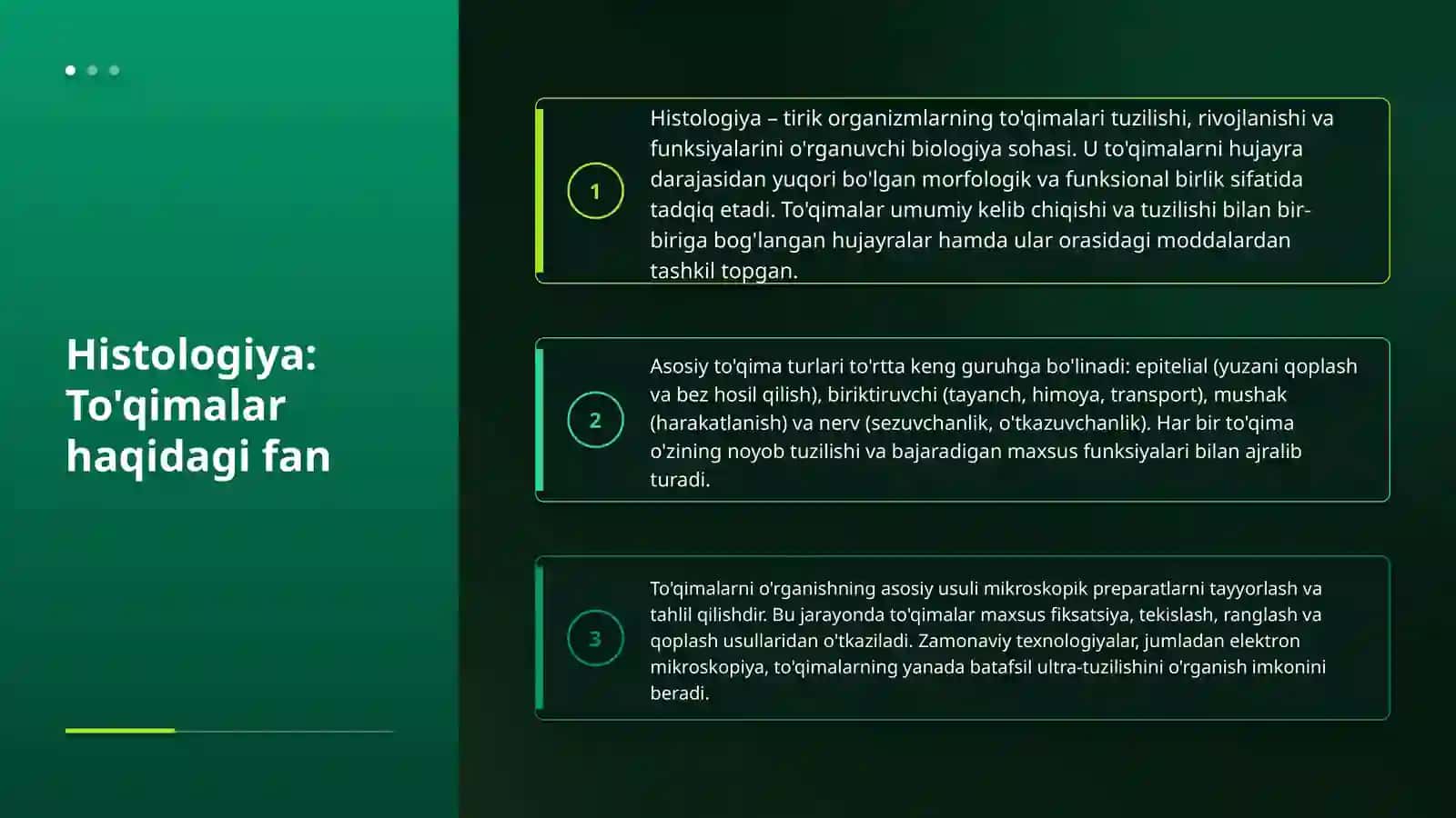 Gistologiya va sitioligiya va embiriologiya fanining mohiyati va rivojlanish tarixi 4