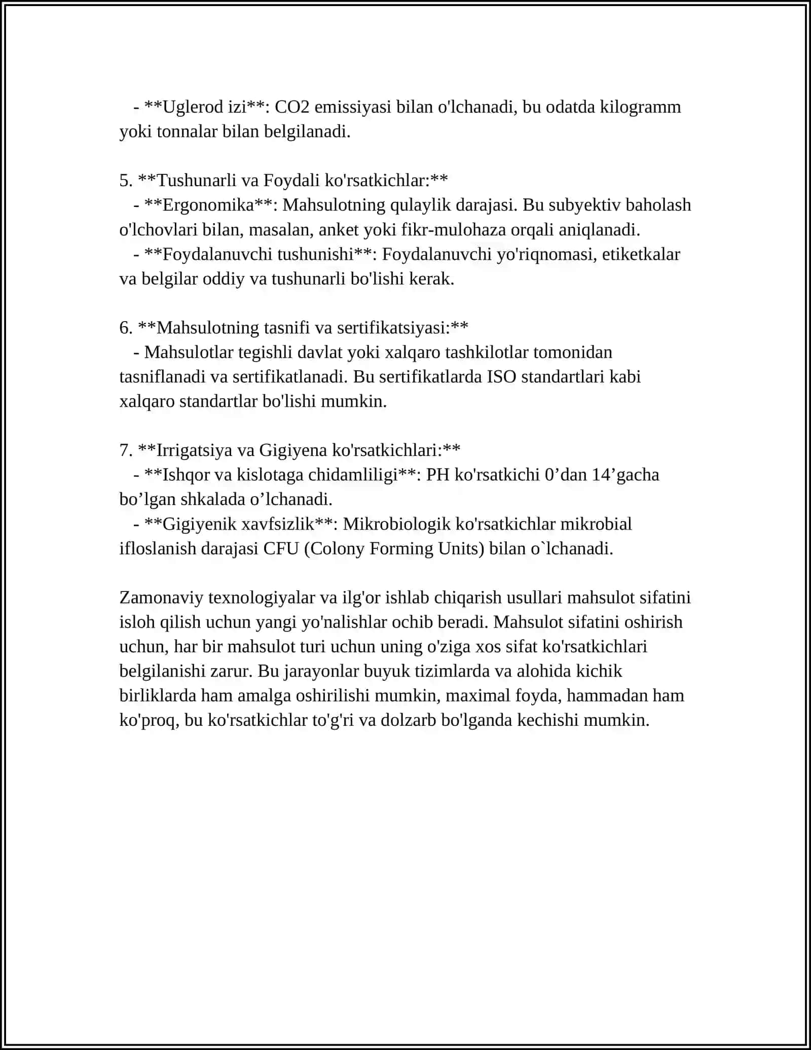 PARFYUMERIYA KOSMETIKA TOVARLARNING ISHLAB CHIQARISHGA VA SIFATNI NAZORAT QILISHDAGI ME'YORIY XUJJATLAR 4