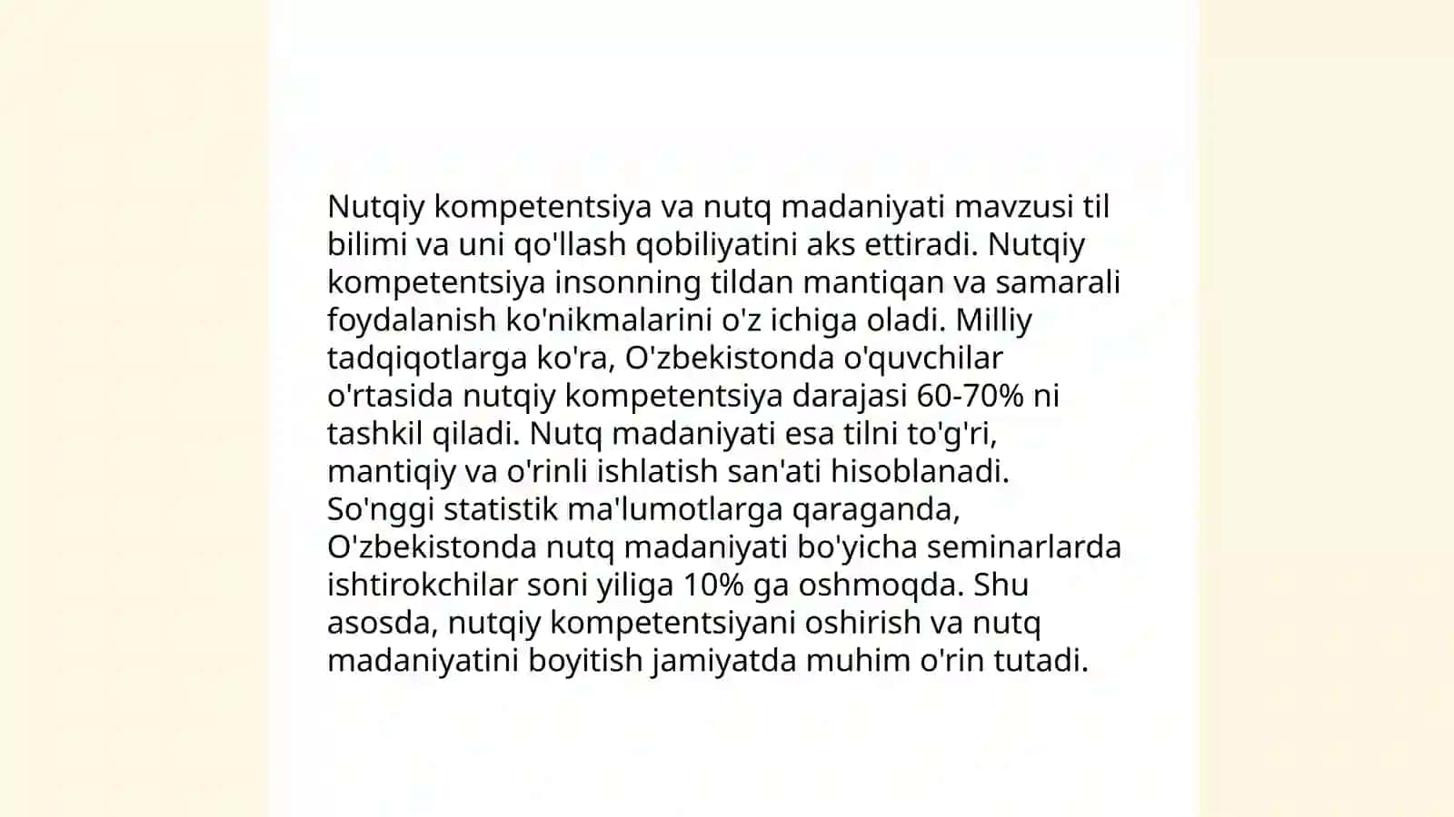 Bolalar nutqini o'stirish fanining vazifalari va predmeti 4