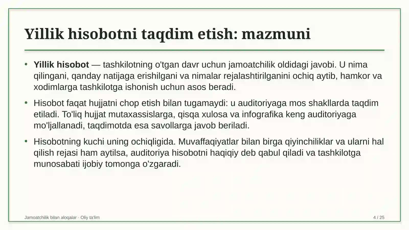 energiya auditi tashkilotlarida yillik hisobotni jamoatchilikka taqdim etish 3038 4