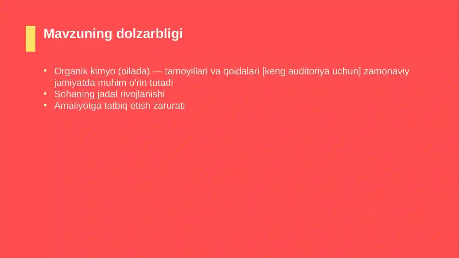 Organik kimyo (oilada) — tamoyillari va qoidalari [keng auditoriya uchun] 4