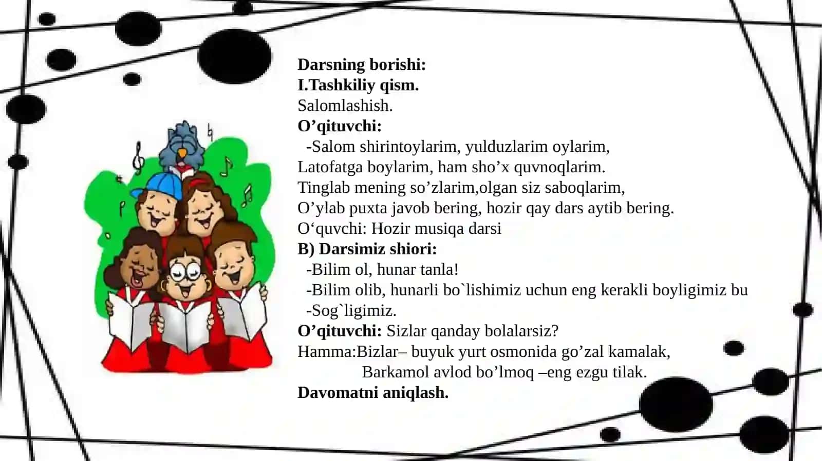 Xor ijrosi uchun xalq qo‘shiqlarini moslashtirish 4