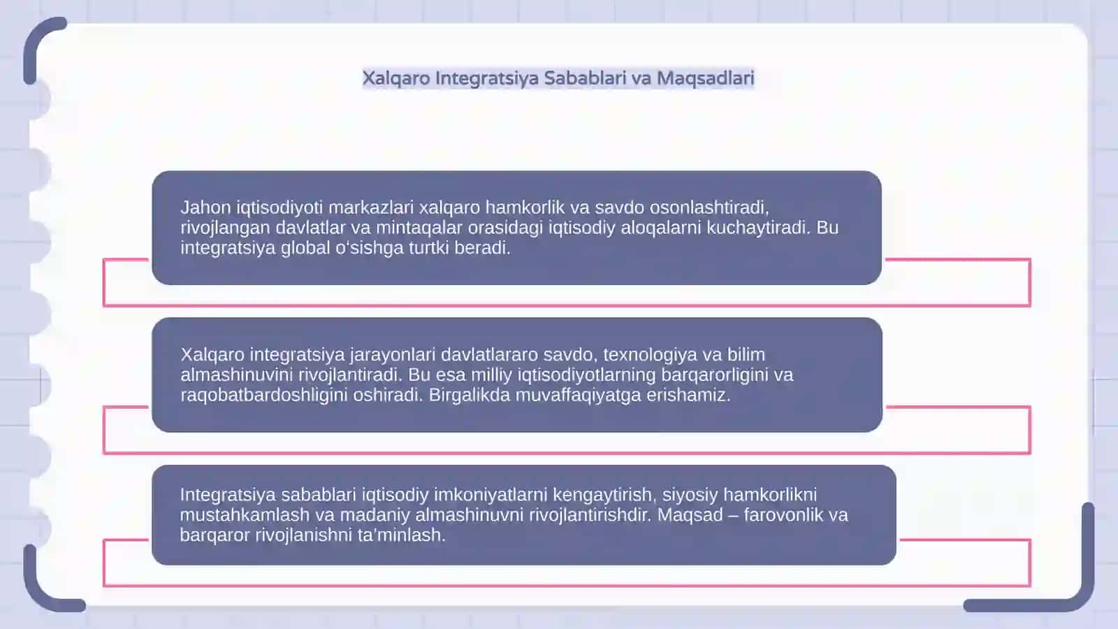 Jahon Iqtisodiyoti Markazlari va Xalqaro Integratsiya Jarayonlari 4