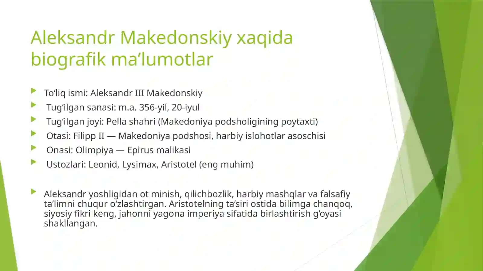 Aleksandr Makedonskiy O'rta Osiyo gayurishi Bajardi: Shaxriyor Karimov 4