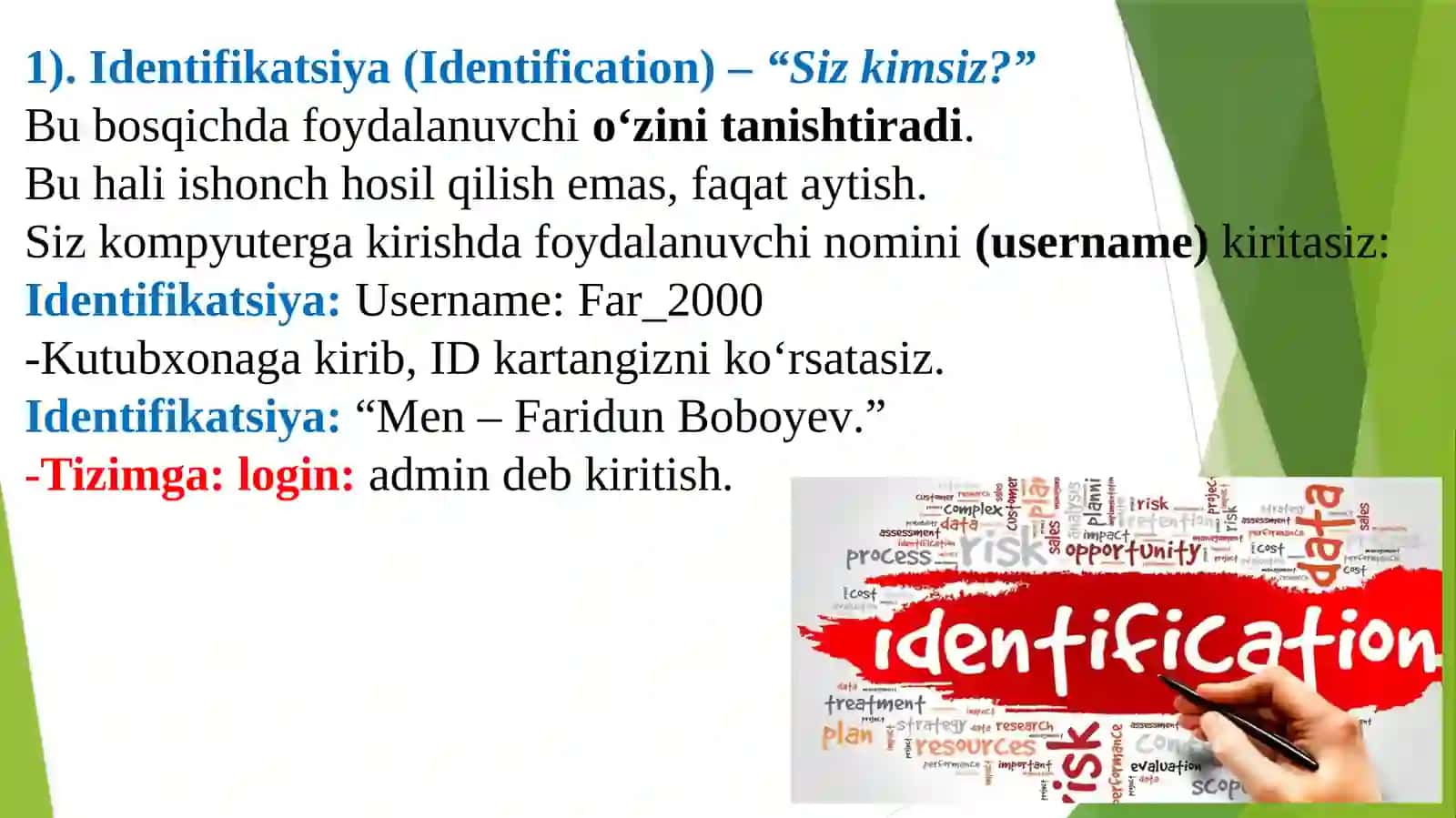 Autentifikatsiya, avtorizatsiya va qaydetish (AAA) - RADIUS va TACACS+ imkoniyatlari 4