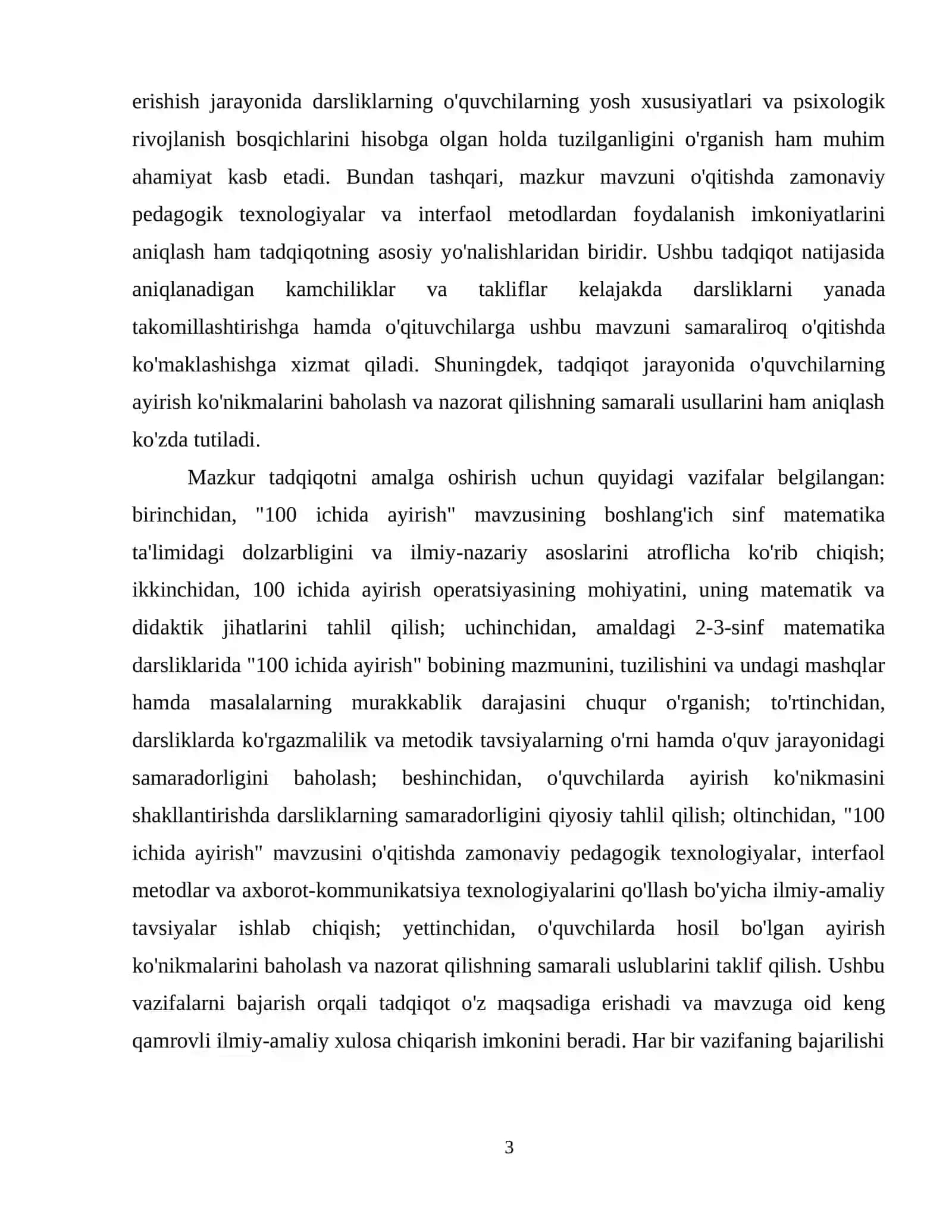2-3-SINF MATEMATIKA DARSLIKLARIDAGI "100  ICHIDA AYIRISH" BOBINING TAHLILI 4