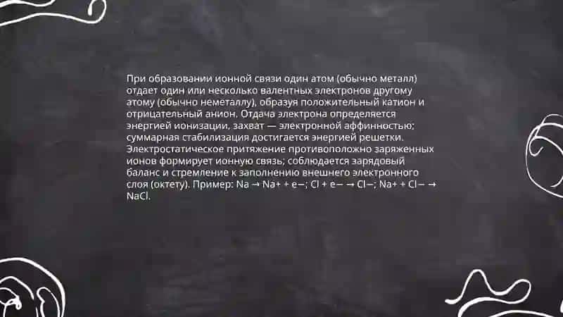 Ионная связь 4