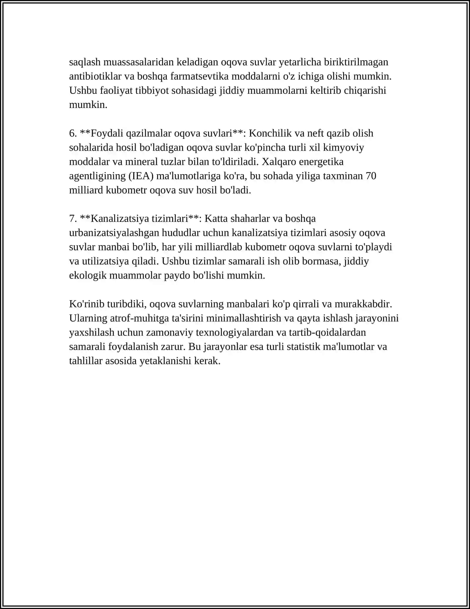 METALLURGIYADAN TASHLANADIGAN OQOVA SUVLAR TAZOLASH USULLARI 4
