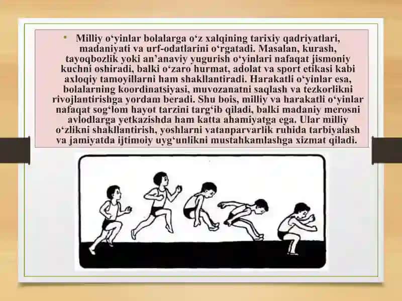 Milliy va harakatli o‘yinlarni baholash va monitoring qilish metodikasi 4