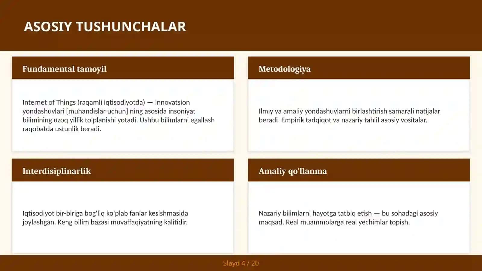 Internet of Things (raqamli iqtisodiyotda) — innovatsion yondashuvlari [muhandislar uchun] 4