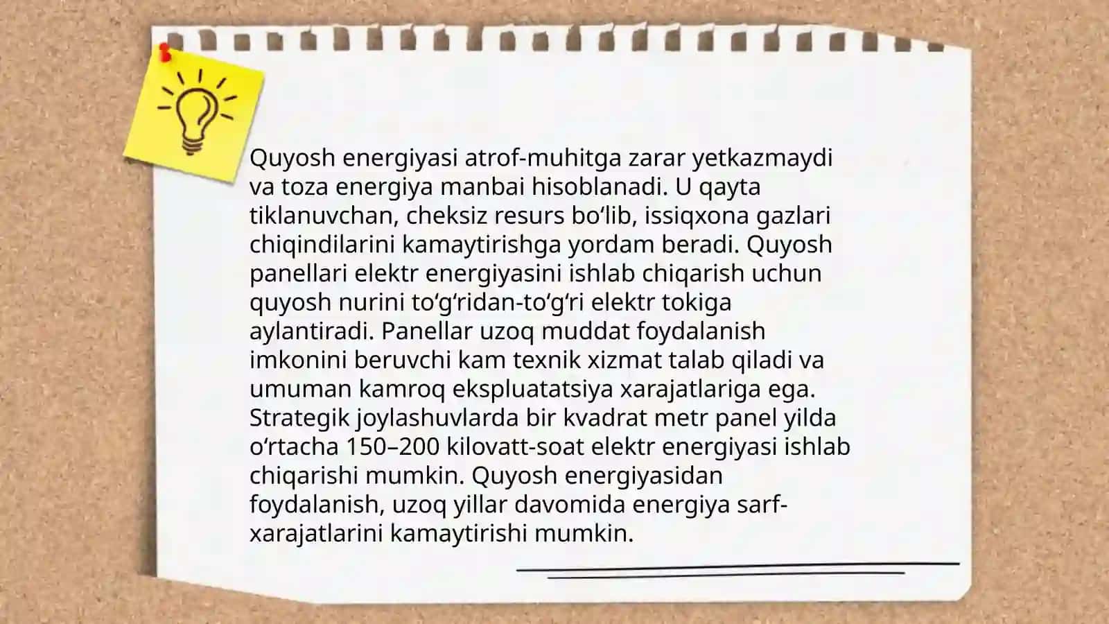 Quyosh energiyasidan foydalanish 4