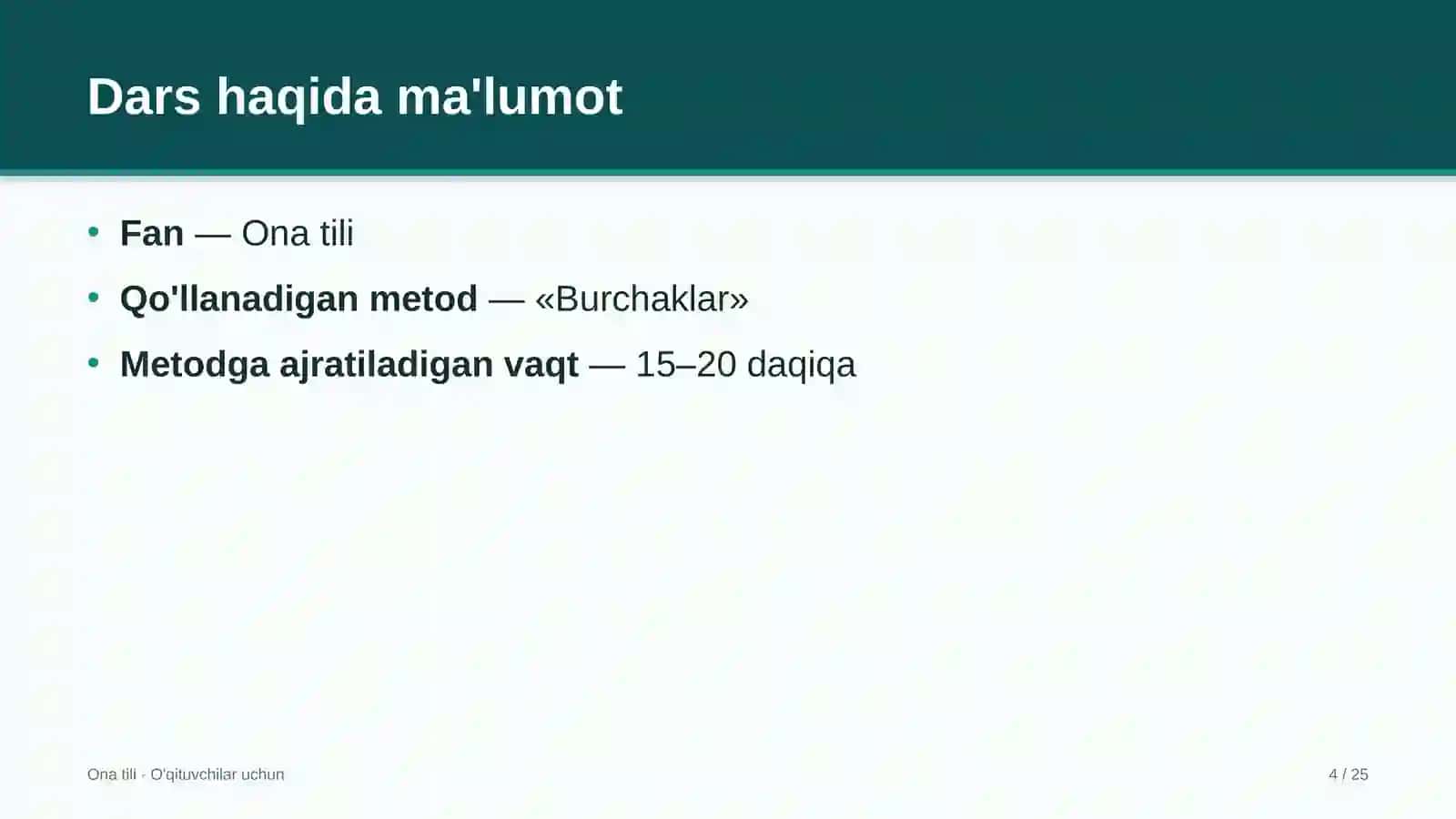 ona tili darslarida burchaklar metodidan foydalanish 4267 4