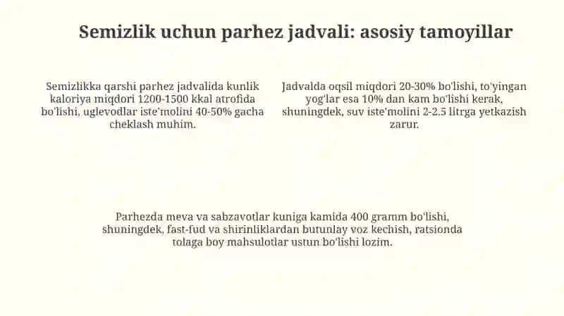 Semizlikda parhez stoli 4