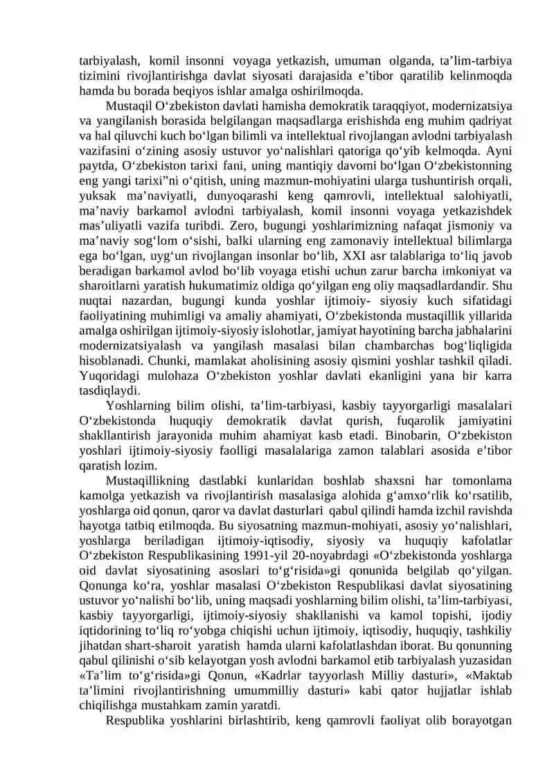O‘zbekistonning eng yangi tarixi 4