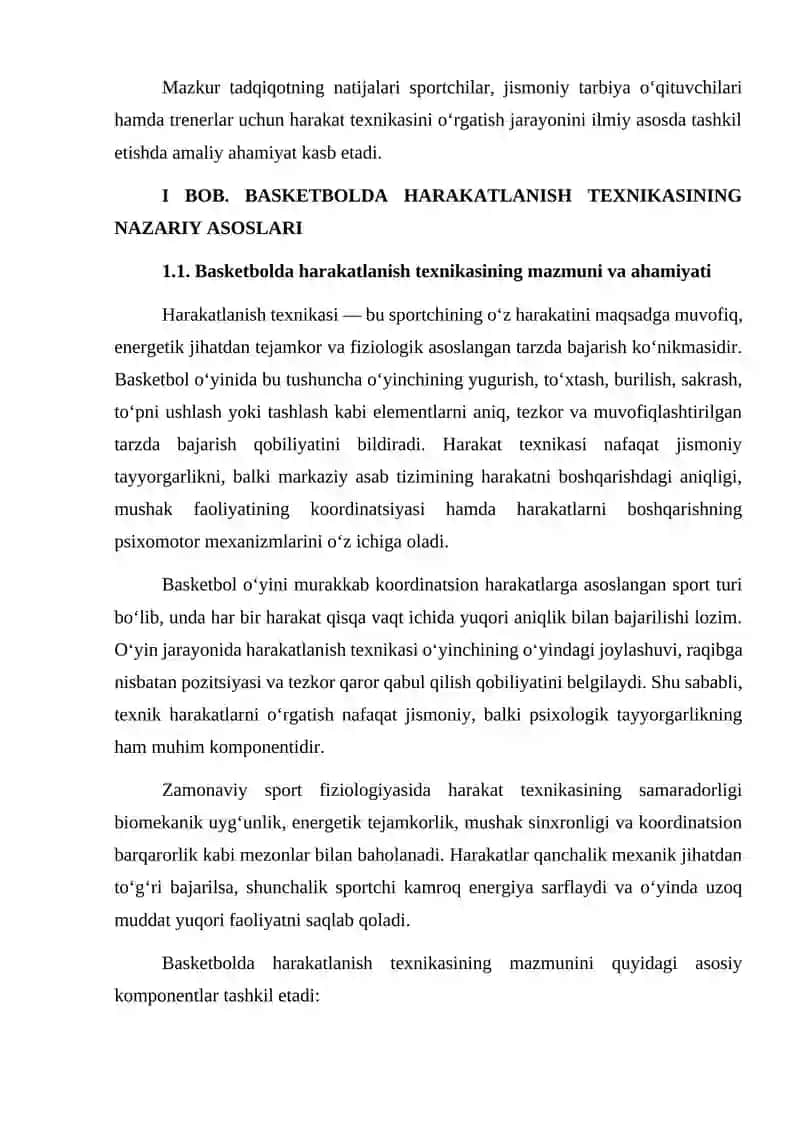 Basketbol o'yinidaharakatlanish yugurish sakrash) texnikasini o'rgatish 4