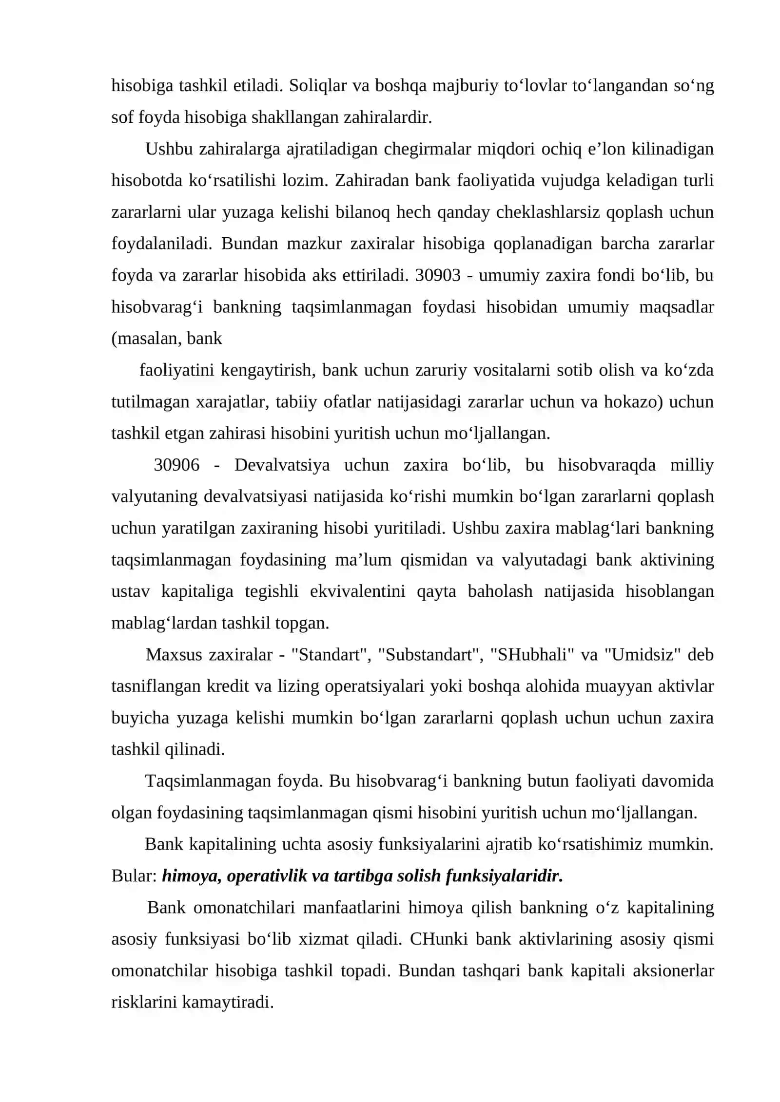 Tijorat banklari passivlari va aktivlari bilan bog‘liq risklarni boshqarish 4