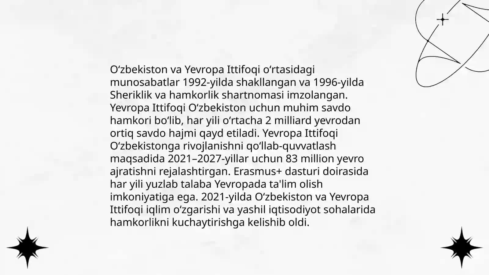 Oʻzbekistonning xalqaro tashkilotlar bilan hamkorlik aloqalari 4