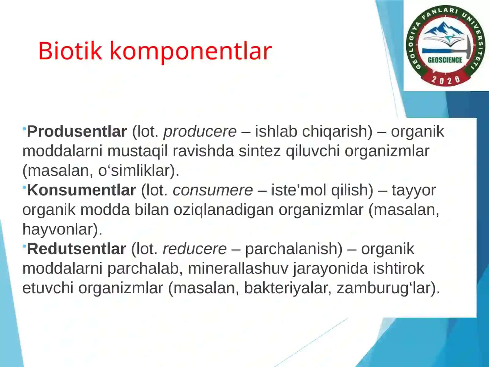 EKOLOGIK TIZIMLAR 4