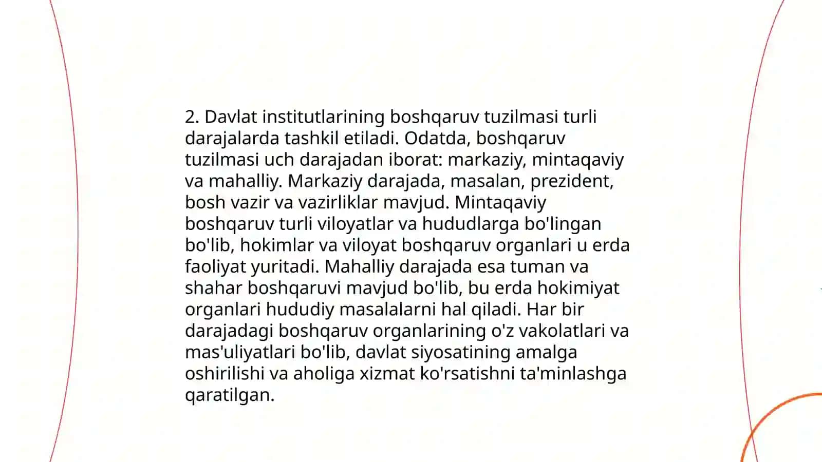 Davlat Institutsional Tashkilotlar Tarixi 4
