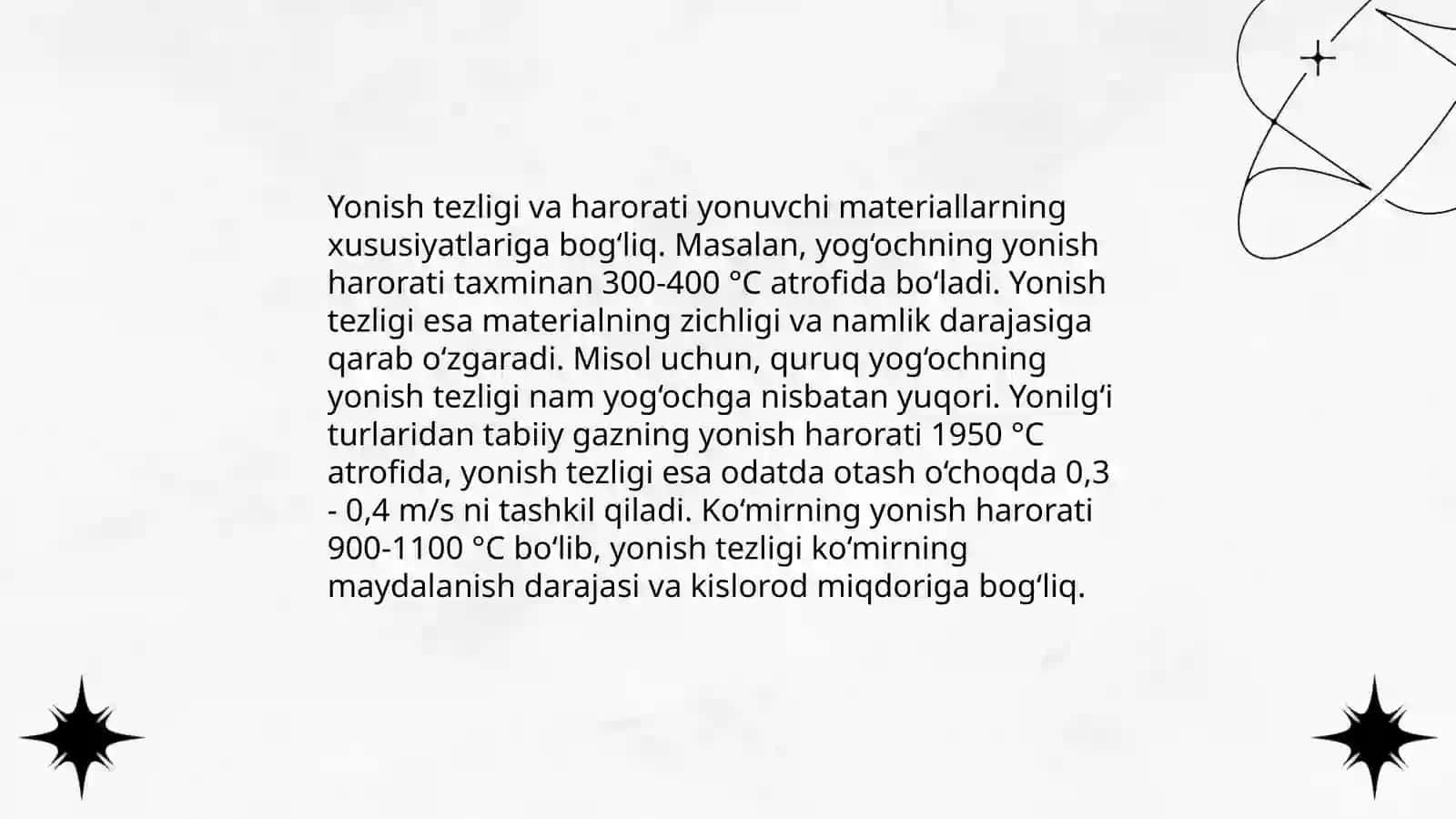 Yonishdagi fizik kimyoviy jarayonlar 4