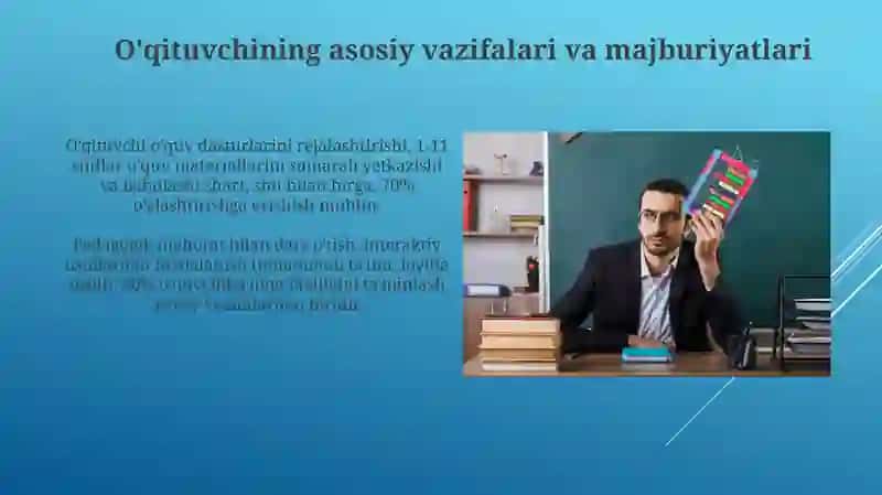 Ta'lim jarayonini tashkil etish vositasi 4