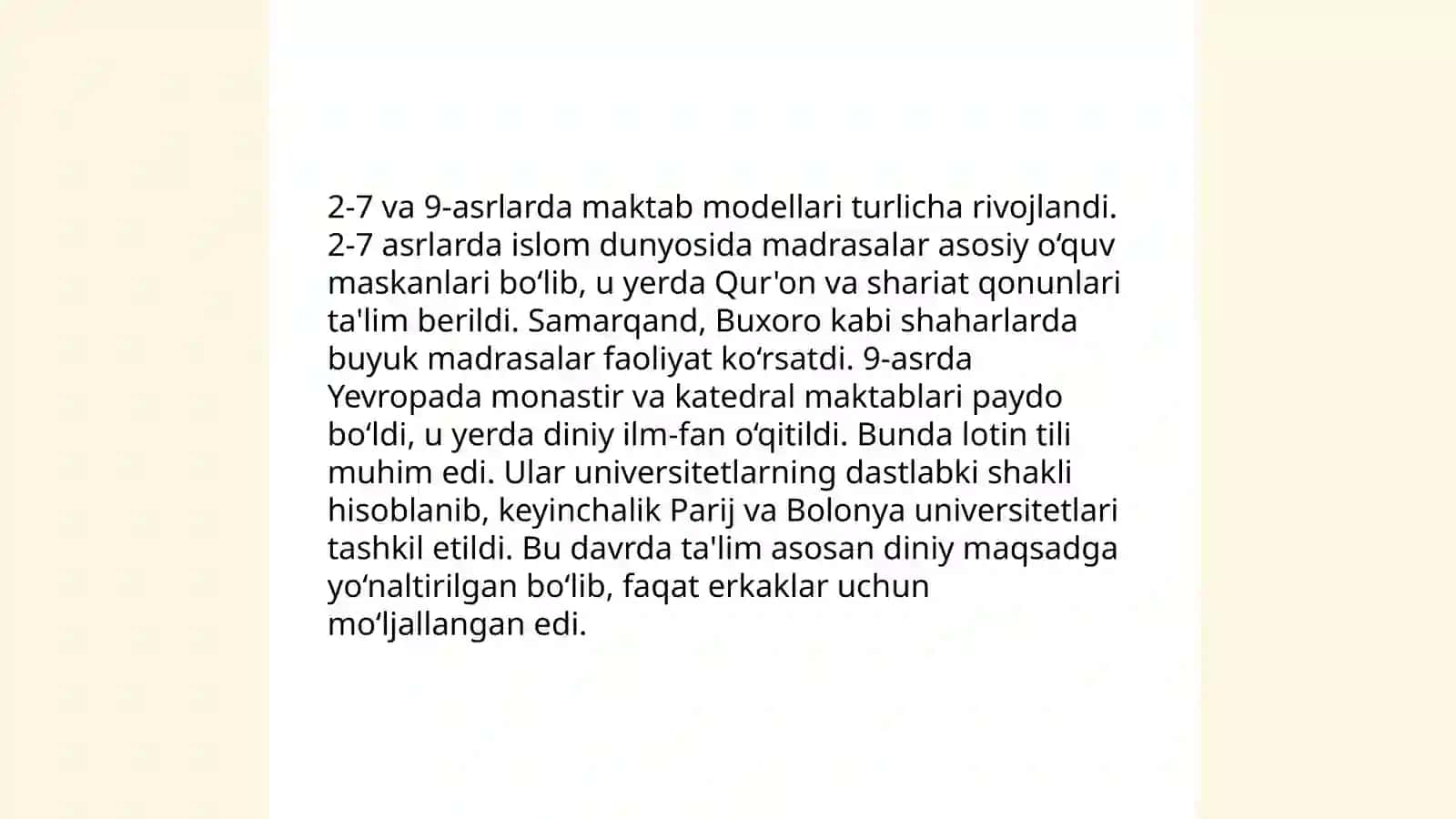 Ilk maktab tarbiyasining shakllanishi 4
