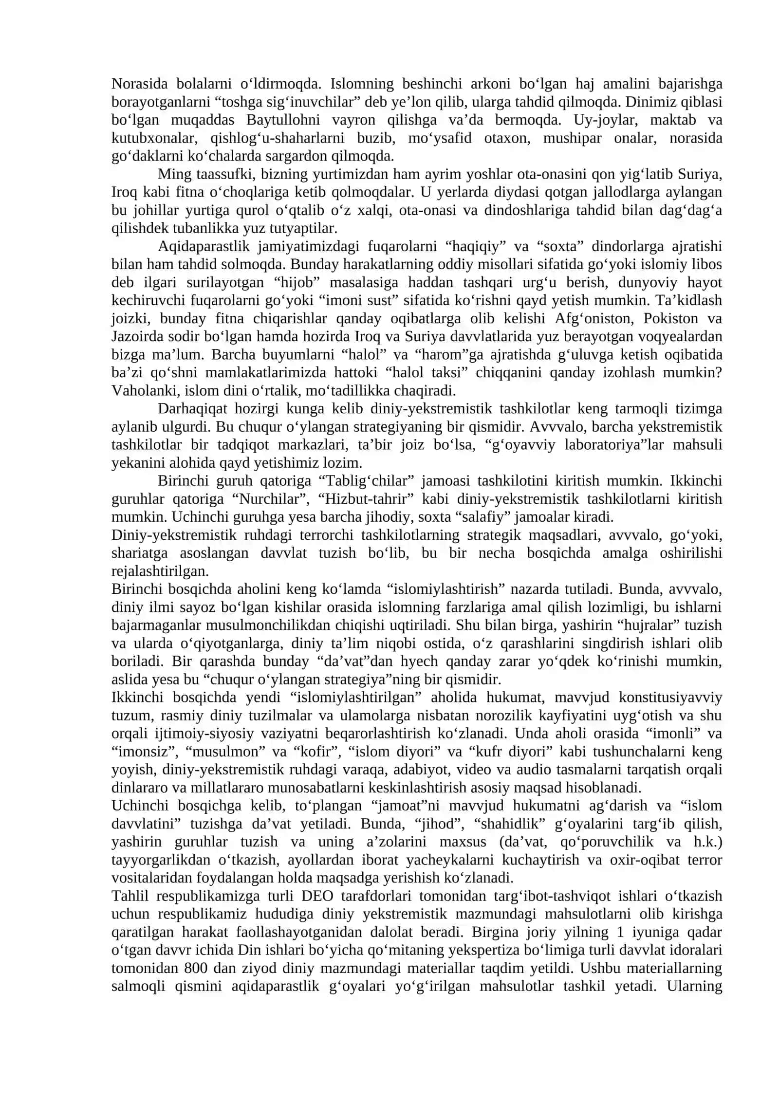 Xalqaro diniy tashkilotlar faoliyatining tarixi va ularning barqaror rivojlanish maqsadlariga erishishdagi ahamiyati 4